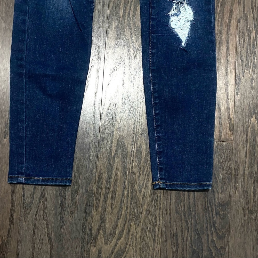 Wax Jean Women's Skinny Jeans in Deep Blue - Picture 6 of 11